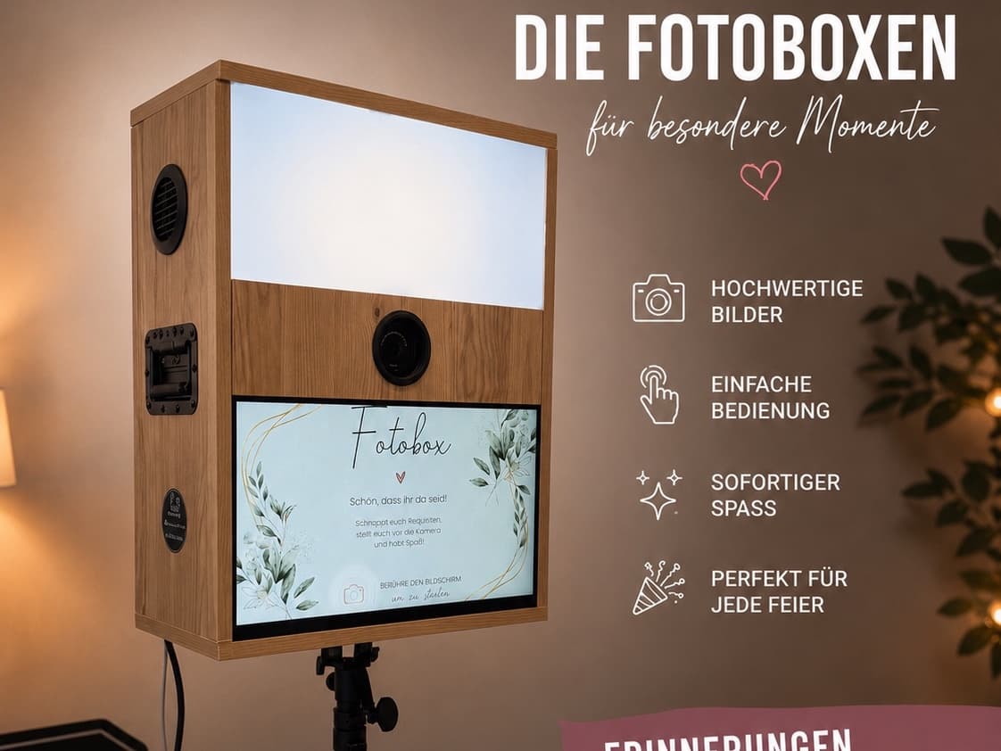 Fotoboxen - Besondere Einnerungen zu Hochzeit, Geburtstag & Event 2