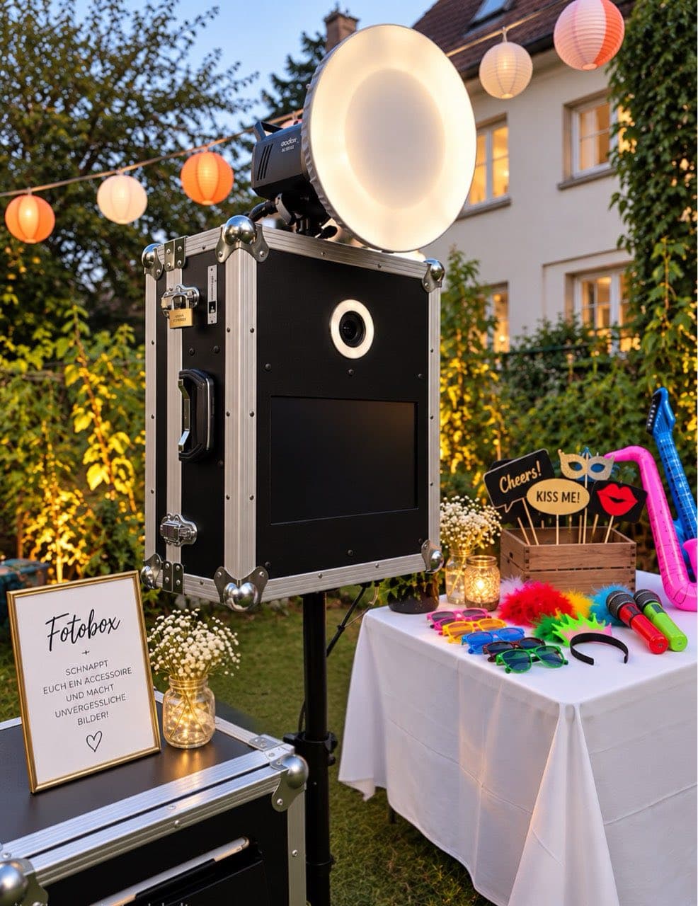 Fotobox mieten für Hochzeit, Geburtstag & Event ✨️