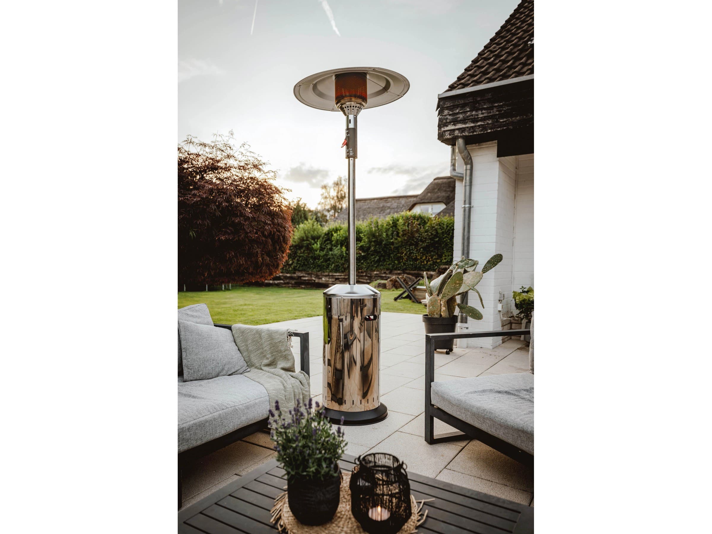 Enders Edelstahl Terrassenheizer für gemütliche Abende 3